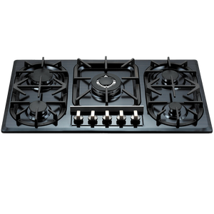Nouveautés Jiaye JY-S5108, cuisinière à gaz professionnelle à allumage électronique en acier inoxydable, 5 brûleurs, cuisinière à gaz encastrable - Product Image 1