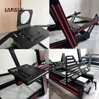 Réglable Sim Racing 4080 Hot Custom Design Car Driving Racing Simulator avec plateau de système de mouvement Simracing et support de moniteur