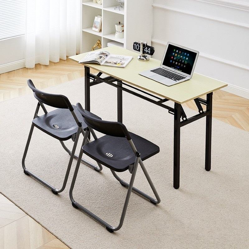 Key Table Writing Heavy Duty Foldable Computer Writing Desk, Freestanding Folding Office ...