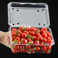 Conteneur d'emballage transparent jetable en plastique PET de qualité alimentaire KAIDA KD-212HLC pour fraises et légumes