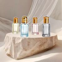 Arabe 3ml 6ml 9ml 12ml vide octogone or bouchon à vis bouteilles en verre pour parfum Attar huile essentielle Oud crème pour le visage goutte pour les yeux
