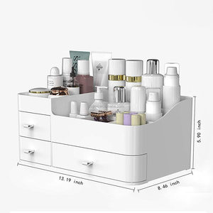 Large Countertop Storage Makeup Desk Organizer With Drawers for Cosmetics