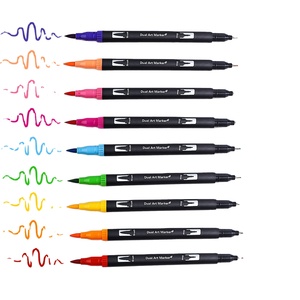 In Stock 12/24/36/48/60/72/100/120 colori Set disegno lettere calligrafia Fineliner doppia punta acquerello pennarello pennarello Art - Product Image 6