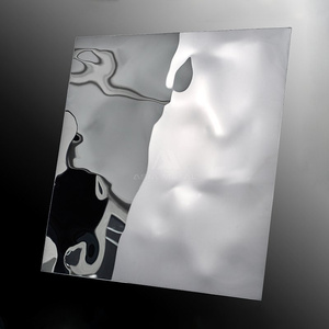 Plaque en acier inoxydable décorative de haute qualité 304 à effet d'ondulation d'eau pour l'installation au plafond - Product Image 5