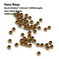 En gros 2.5MM,2.9mm,4.0mm Nano Micro Bagues Perles Lien Extensions de Cheveux Outils