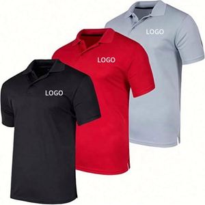 Factory Wholesale <b>Cheap</b> Price for Quick Dry Polo Shirts Men's Golf Collar T Shirts for Hot Summer - Product Image 1