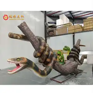 2022 Simulatie Animatronic Live Diermodel Kunstmatige Zee Snake Serpent Voor Thema Pretpark Zoo