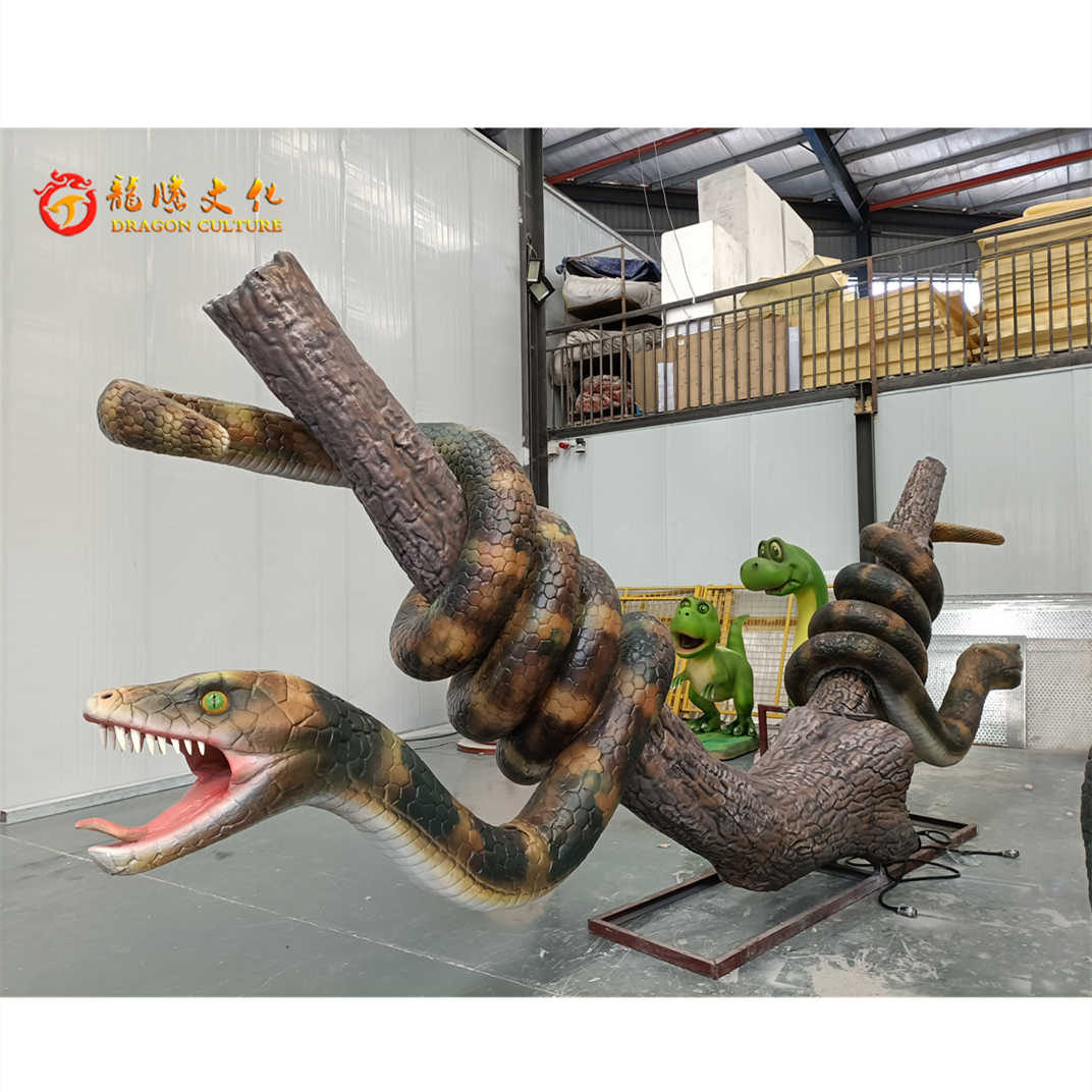 Artificial Animatronic Snake High Quality Moving Model