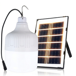 Solar LED Lantern 2700K Warm White IP20 Plastic Indoor Garden <b>Light</b> <b>Ceiling</b> Mount DC 6V CE Certified 30000 Hours Lifespan <b>Remote</b> - Product Image 1