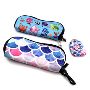 Bolsa de <span class=keywords><strong>gafas</strong></span> de natación personalizada bolsa de neopreno con logotipo Transferencia de Calor serigrafía flotador bolsa de neopreno - Product Image 1