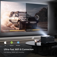 UEA proyektor 3D teater rumah BT nirkabel Laptop Smartphone mirrating 5G WiFi Android 1080 LCD 12.0 p sepenuhnya disegel terlaris