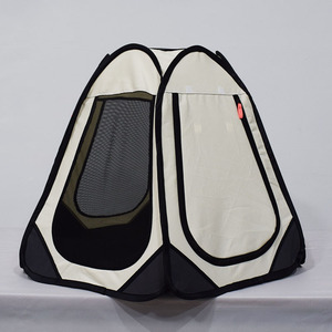 Modern Style Waterproof Oxford Cloth <b>Cat</b> Dog Houses Box Scratch-Resistant Zipper Mesh Foldable Washable Pet Delivery Room - Product Image 5