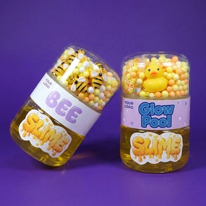 Set de Juguetes DIY de Slime en Cápsulas para Fiestas Infantiles, Juguete Sensorial Antiestrés No Pegajoso con Dijes Lindos, Fabricante Verificado - Product Image 1
