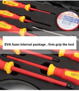 Juego de Herramientas Aisladas VDE Certificadas, 8 Piezas, Juego de Destornilladores de Seguridad Aislados de 1000V para Electricistas - Product Image 6
