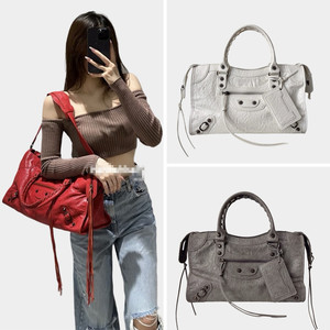 Sac de moto en cuir riveté <span class=keywords><strong>Paris</strong></span> avec fermeture éclair, sac rétro <span class=keywords><strong>chic</strong></span> haut de gamme français, sac bandoulière, sac à main, sac oreiller - Product Image 2