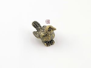 Figurine en laiton personnalisée réaliste pour la décoration de la maison, <span class=keywords><strong>moineau</strong></span> en laiton - Product Image 1