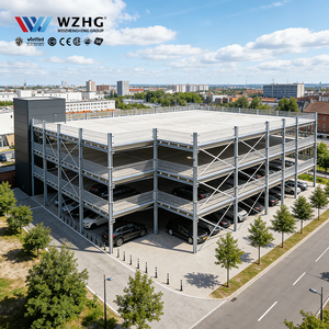 Tour de stationnement en acier Corten, bâtiment de parking de type Corten avec patine auto-protectrice, apparence sans entretien, Architecture - Product Image 1