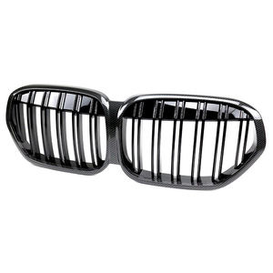Servizio professionale per <span class=keywords><strong>BMW</strong></span> X1 F48 LCI 2020-2022 lucido nero ABS rene doppia linea di griglia per auto - Product Image 1