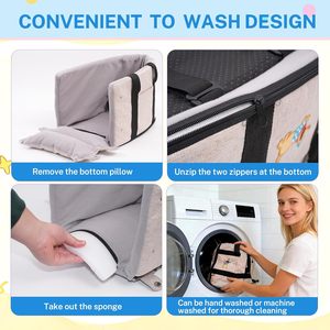 Center Console Dog <b>Car</b> Seat <b>for</b> Small Dogs and Puppies 5-13Lbs, Ideal <b>Armrest</b> Booster <b>Car</b> Travel Seat with Safety Protection Sea - Product Image 5