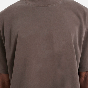 Premium <b>Blank</b> Round Neck Tshirt Manufacturer 100% Cotton Oversize T-shirts Streetwear Personalized Heavy <b>Weight</b> t Shirt - Product Image 3