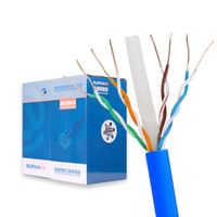 Kabel Cat6 UTP FTP SFTP 1000ft Bulk Wire Jaringan UTP 23AWG LAN Ethernet Cat 6 Indoor Outdoor Kabel Ethernet Cat 6 Kabel Internet