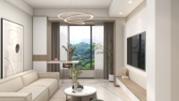 Service de design d'intérieur 3D ZK, décoration intérieure personnalisée pour maison, villa, appartement et aménagement d'espace, style chinois, salon d'hôtel