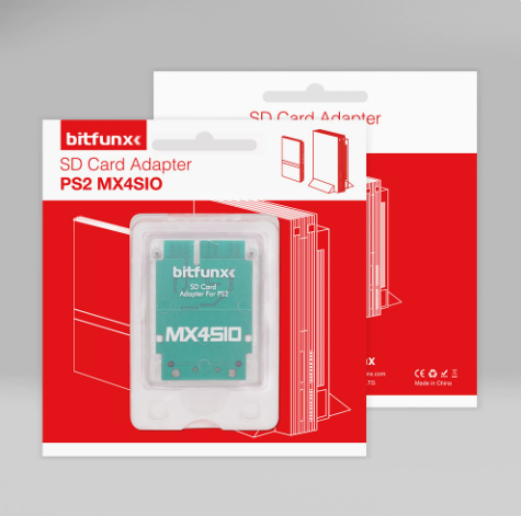 Bitfunx MX4SIO SIO2SD SD/TF Card Adapter Game Reader for PS2 Playstation2 Game Console