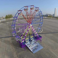 Grande Roue Mobile sur Remorque de 30 Mètres pour Fêtes Foraines et Carnavals, Équipement d'Attraction Extérieur Personnalisable
