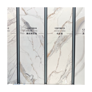 Phật sơn bằng đá cẩm thạch trắng sứ ngói 600x1200 mét bóng đánh bóng cho sàn căn hộ tường gạch - Product Image 1