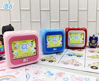 Printer Suara AI 1500mAh Pembuat Label Portabel Layar HD 2.8 Inci Printer Mini untuk Anak-anak Printer Thermal Tanpa Tinta Printer DIY untuk Anak-anak