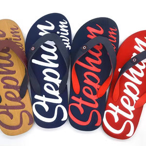 Sandalias personalizables para hombre, <span class=keywords><strong>marca</strong></span> VRMaterials resistentes, acabado <span class=keywords><strong>de</strong></span> rendimiento, chanclas <span class=keywords><strong>de</strong></span> estilo europeo para exteriores <span class=keywords><strong>de</strong></span> verano - Product Image 1