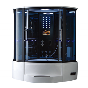 Moderne Bien-être <span class=keywords><strong>Spa</strong></span> Hydro Thérapie Hammam En Alliage D'aluminium Vapeur Humide Cabine De Douche En Verre Enceinte pour Villas Usine Vente Vapeur - Product Image 5