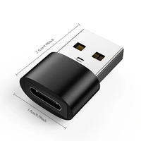 Adaptateur USB 2.0 vers Type C, convertisseur de chargeur USB C femelle vers USB A mâle pour ordinateur portable, compatible avec iPhone iPad