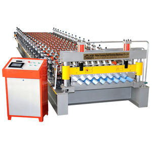 PPGI GI Métal Fer Vague En Forme De Tuile Toit Feuille Ondulée Laminage À Froid Formant Faisant La Machine À Vendre - Product Image 3