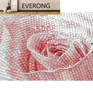Mode <span class=keywords><strong>rose</strong></span> <span class=keywords><strong>Rose</strong></span> Mosaïque Murale Fond Mosaïque Carreaux <span class=keywords><strong>Salle</strong></span> <span class=keywords><strong>De</strong></span> Bains pour Salon - Product Image 4