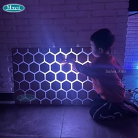 Panel de Luz LED Interactivo con Diseño de Panal de Abeja, Estimulación Visual Táctil, Equipo Sensible al Tacto para Terapia Sensorial
