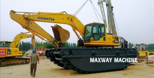 Plataforma Anfibia MAXWAY Fabricada en China para Excavadoras ZX180, PC160, DX150, SK200, EC170, R225, Modelo: MAX200PU-<span class=keywords><strong>S</strong></span> - Product Image 6