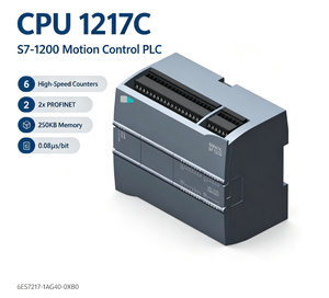 โมดูล CPU ขนาดกะทัดรัด ซีเมนส์ ซิมาติก S7-1200 CPU 1215C DC/DC/RLY 14DI/10DO/2AI/2AO ประสิทธิภาพสูง สำหรับอุปกรณ์ควบคุมอุตสาหกรรม - Product Image 1