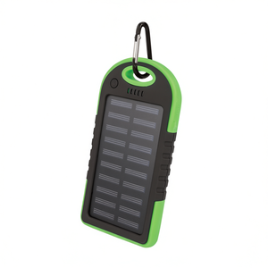 Setty - Batería Portátil de Energía Solar de 5000 mAh, Carga en Exteriores, Color Verde - Product Image 2