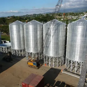 Silos de almacenamiento comercial con fondo de tolva para venta caliente/buen precio de silos de acero