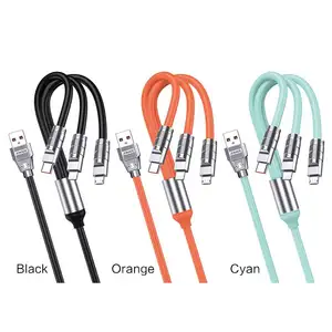 2023 JOKADE Neues Produkt 3 in 1 USB-Kabel 3A Schnell ladung MP3 MP4 Handy Daten USB-Kabel für Android iOS