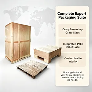 Multi Layer Protection Sea Freight Wooden <b>Crate</b> Testing Machine Whole <b>Pack</b> Cross Border Freight Anti Knock Case - Product Image 5