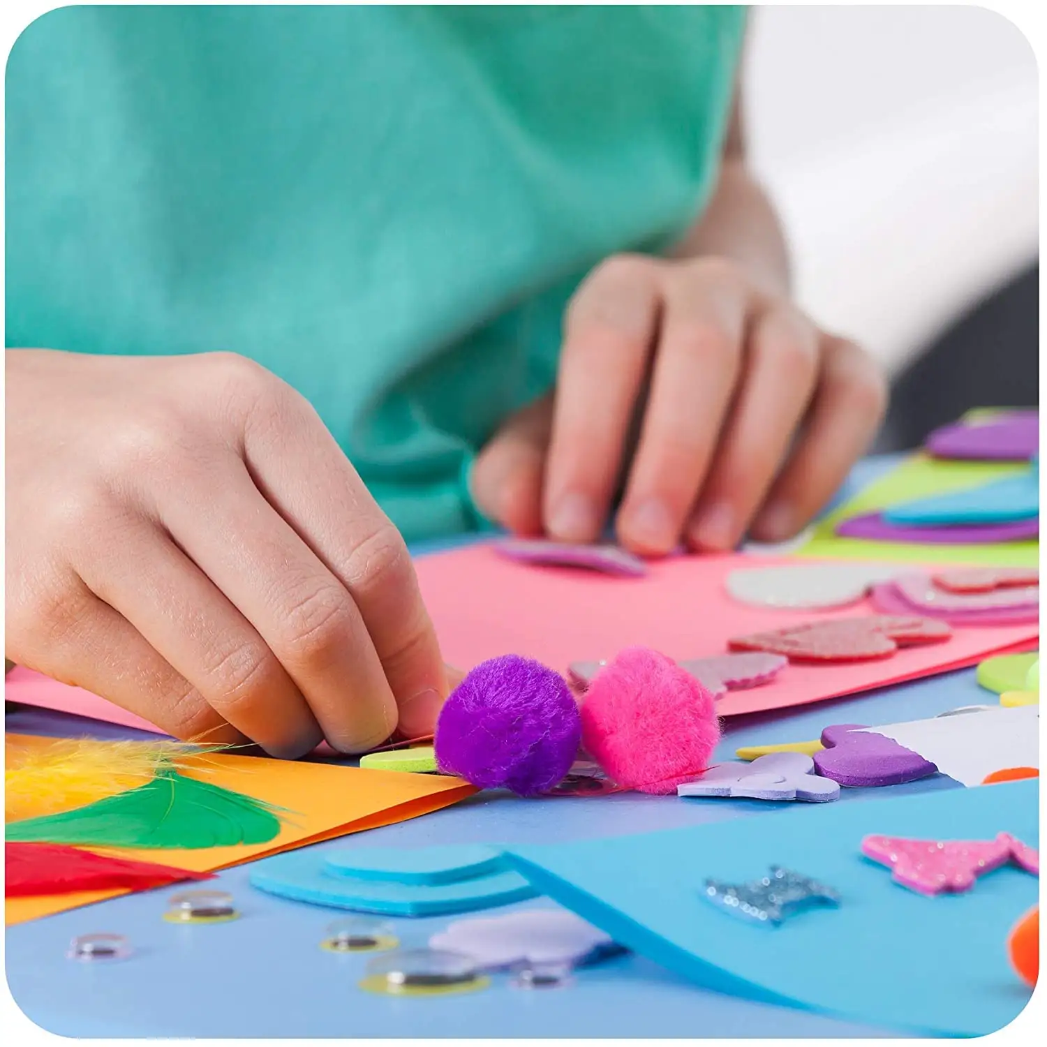 Plus de 1000 Kits d'artisanat adaptés aux filles et garçons de 4 à 12 ans Kits d'artisanat pour enfants d'âge préscolaire, projets d'activités cadeau