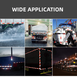 Nastro Riflettente ECE per Veicoli, Rotolo di Nastro Riflettente di Grado Diamante Prismatico Autoadesivo per Sicurezza, 2 Pollici x 150 Piedi - Product Image 6