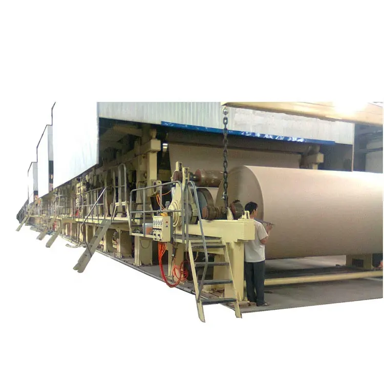 Utilizado o teste tomada & máquinas de fabricação de papel kraft liner de papel kraft de cimento pedra saco que faz a máquina