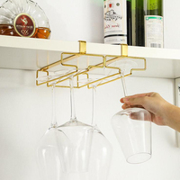 Nouveau design moderne, porte-bouteilles et porte-verres en métal sur pied, support de rangement multifonctionnel pour la cuisine
