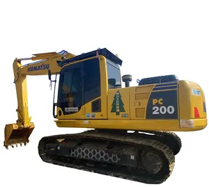 China supplier secondhand construction machinery used komtasu pc200 excavator diggers machines hot sale