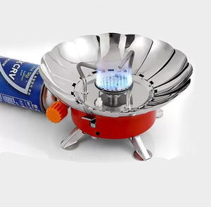 Outdoor multifunctioneel winddicht draagbaar butaangasfornuis voor kamperen, picknick, barbecue met ontsteking, propaangasfornuis - Product Image 1