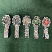 Montre de luxe pour homme Spider Web, mouvement à quartz simple, acier inoxydable, étanche, avec affichage de la date