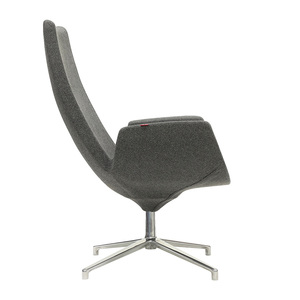 <span class=keywords><strong>Sillón</strong></span> Ergonómico Moderno Tapizado en Tela con Base Giratoria <span class=keywords><strong>y</strong></span> Respaldo Alto para Oficina en Casa - Product Image 2